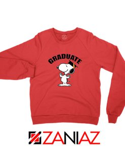 Snoopy Graduate Red Sweatshirt