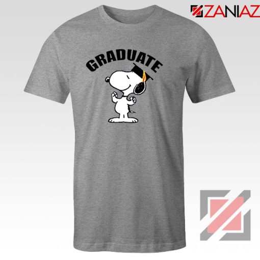 Snoopy Graduate Sport Grey Tshirt