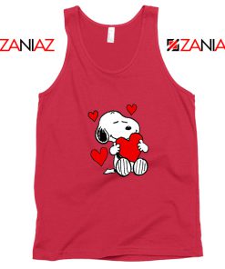 Snoopy Valentine Red Tank Top