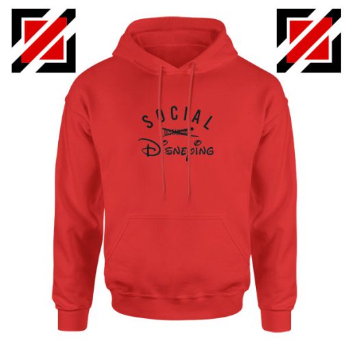 Social Disneying REd Hoodie