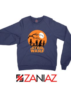 Star Wars Trick or Treating Navy Blue Sweatshirt