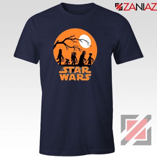 Star Wars Trick or Treating Navy Blue Tshirt