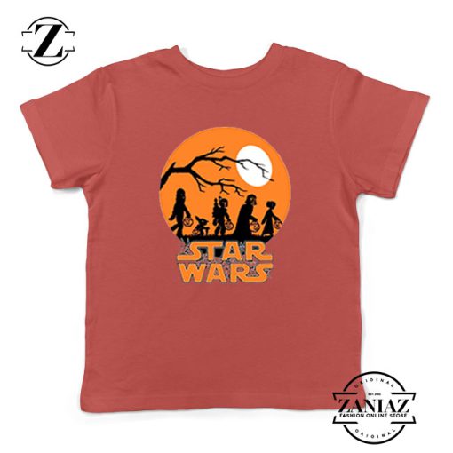 Star Wars Trick or Treating Red Kids Tshirt