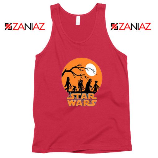 Star Wars Trick or Treating Red Tank Top