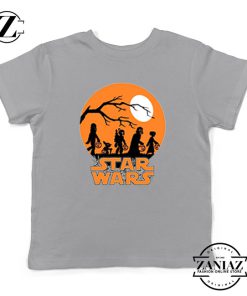 Star Wars Trick or Treating Sport Grey Kids Tshirt