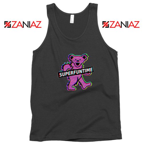 Teddy Bear LSD MDMA Black Tank Top