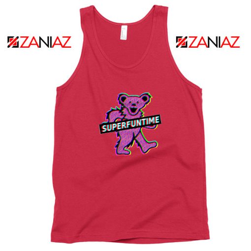 Teddy Bear LSD MDMA Red Tank Top