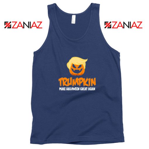 Trumpkin Scary Navy Blue Tank Top