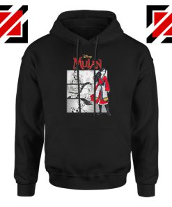 Womens Mulan Black Hoodie