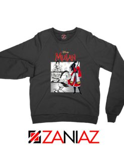 Womens Mulan Black Sweatshirt