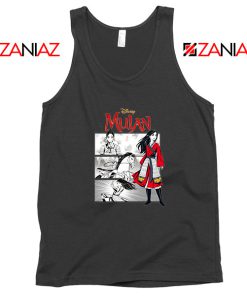 Womens Mulan Black Tank Top