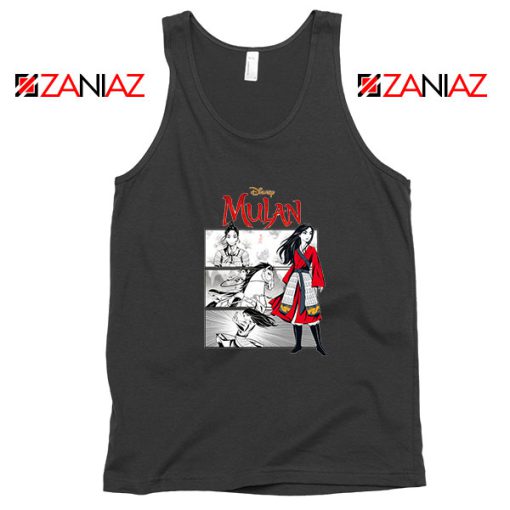 Womens Mulan Black Tank Top