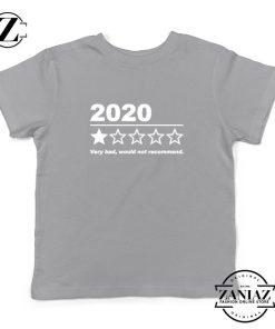 2020 Bad Year Kids Sport Grey Tshirt