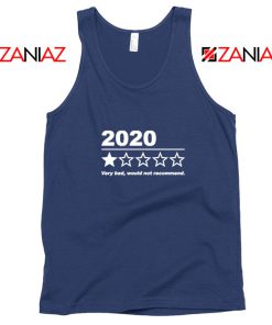 2020 Bad Year Navy Blue Tank Top