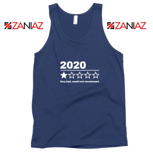 2020 Bad Year Navy Blue Tank Top