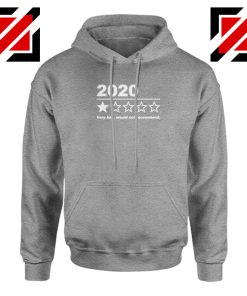 2020 Bad Year Sport Grey Hoodie