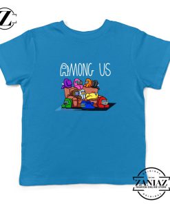 Among Us Couch Kids Blue Tshirt