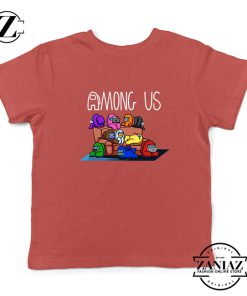 Among Us Couch Kids Red Tshirt