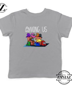 Among Us Couch Kids Sport Grey Tshirt