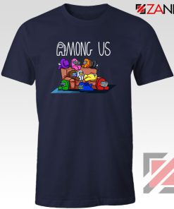 Among Us Couch Navy Blue Tshirt