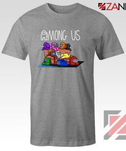 Among Us Couch Sport Grey Tshirt