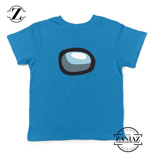 Among Us Eye Kids Blue Tshirt