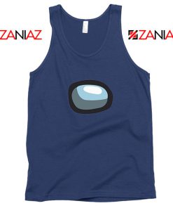 Among Us Eye Navy Blue Tank Top