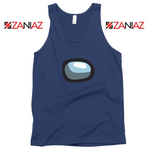 Among Us Eye Navy Blue Tank Top