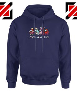 Among Us Friends Navy Blue Hoodie