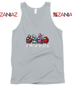 Among Us Friends Sport Grey Tank Top