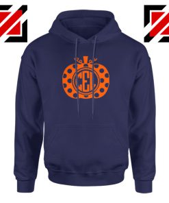 Check Engine Light Navy Blue Hoodie