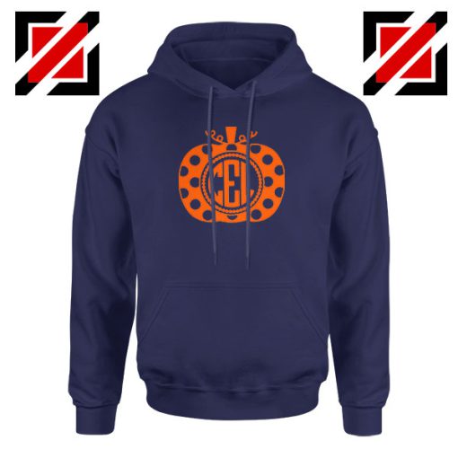 Check Engine Light Navy Blue Hoodie