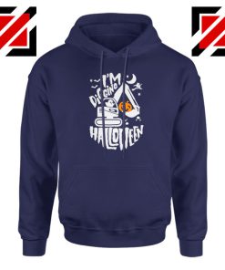 Digging Halloween Navy Blue Hoodie