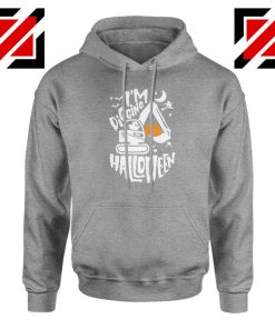 Digging Halloween Sport Grey Hoodie