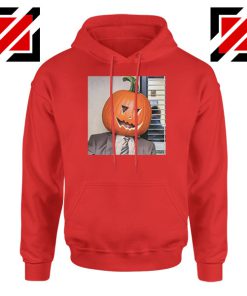 Dwight Pumpkin Head Red Hoodie