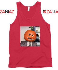 Dwight Pumpkin Head Red Tank Top