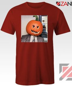 Dwight Pumpkin Head Red Tshirt