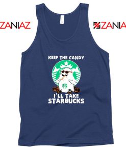 Ghost Keep The Candy Navy Blue Tank Top