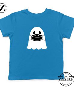 Ghost Mask 2020 Kids Blue Tshirt