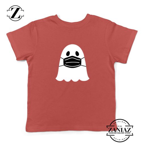 Ghost Mask 2020 Kids Red Tshirt