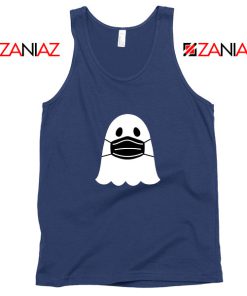 Ghost Mask 2020 Navy Blue Tank Top