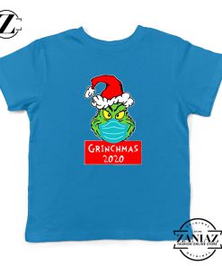 Grinchmas 2020 Kids Blue Tshirt