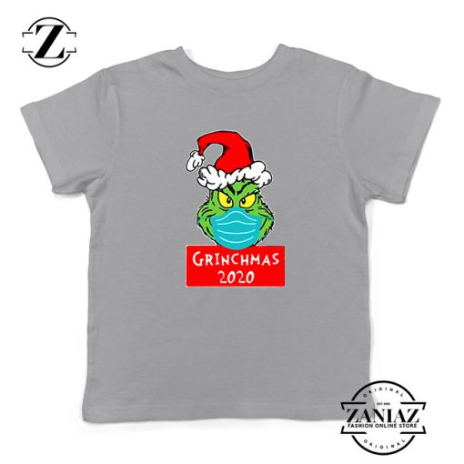 Grinchmas 2020 Kids Sport Grey Tshirt