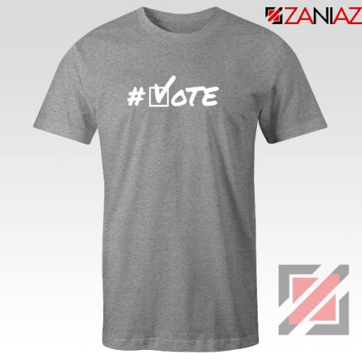 Hashtag Vote Sport Grey Tshirt