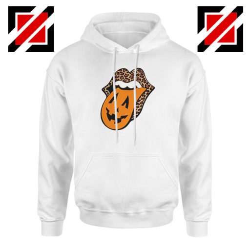 Leopard Pumpkin Mouth Tongue Hoodie