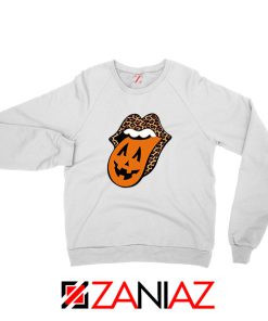 Leopard Pumpkin Mouth Tongue Sweatshirt