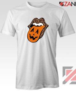 Leopard Pumpkin Mouth Tongue Tshirt