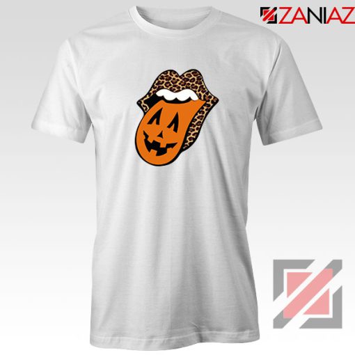 Leopard Pumpkin Mouth Tongue Tshirt