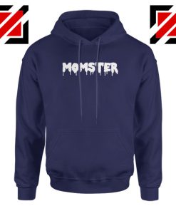 Momster Halloween Navy Blue Hoodie