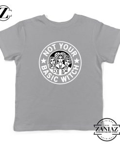 Not Your Basic Witch Kids Sport Grey Tshirt